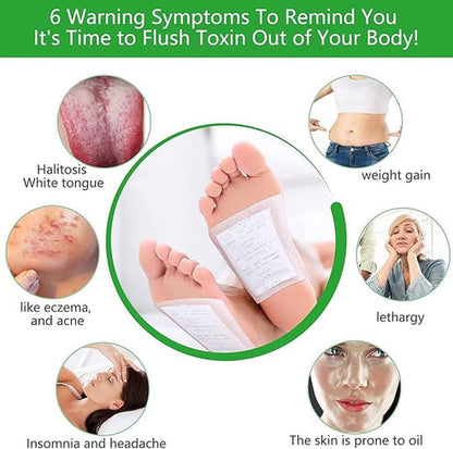 Fitpiick Premium Natural Detox Foot Patches (2x5 packs) BUY 1 GET 1 FREE