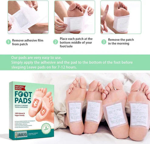 Fitpiick Premium Natural Detox Foot Patches (2x5 packs) BUY 1 GET 1 FREE
